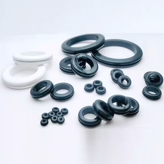 Non Standard Rectangular Grommet, Rubber Cable Grommets for Furniture